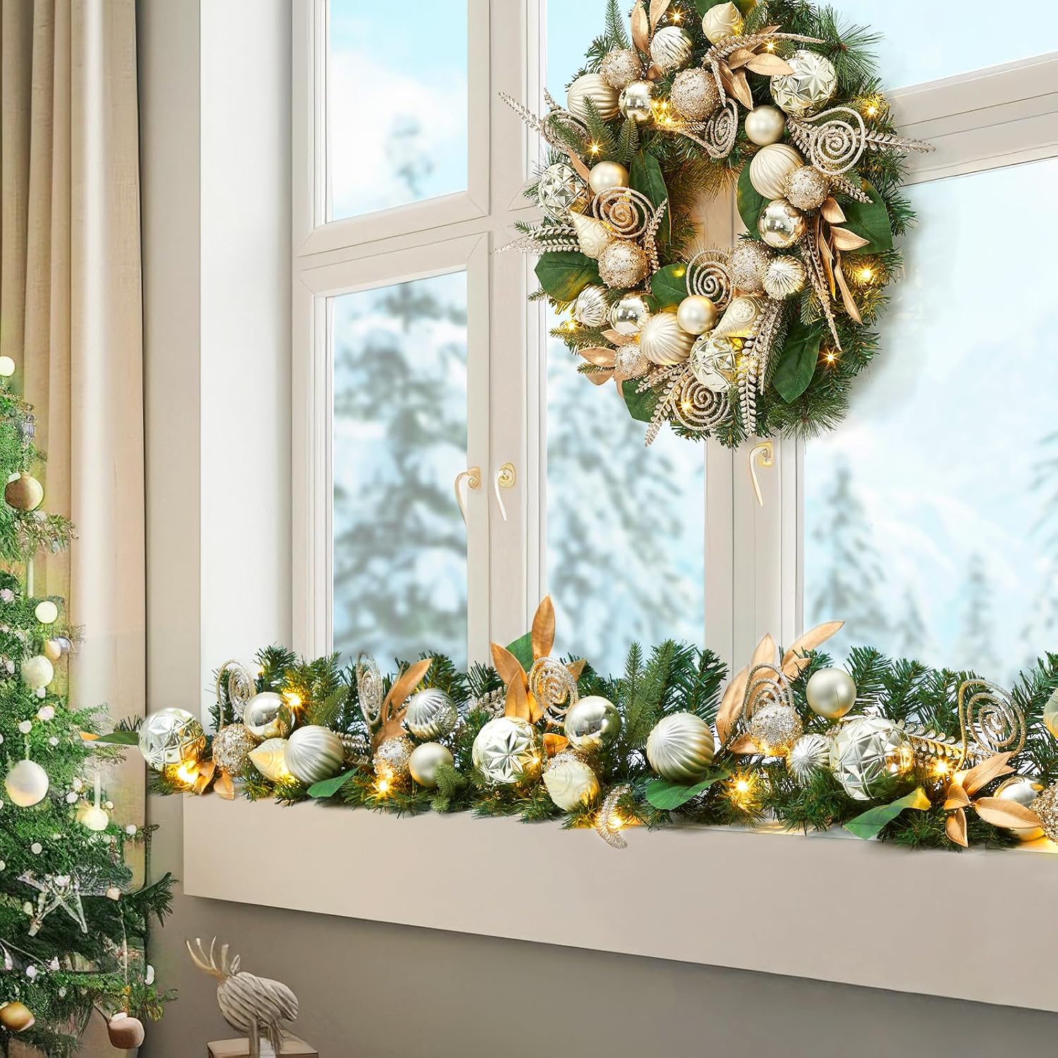 Garvee, Hiasan Natal Buatan Be - Led Fairy String Lights ulasan dan harga