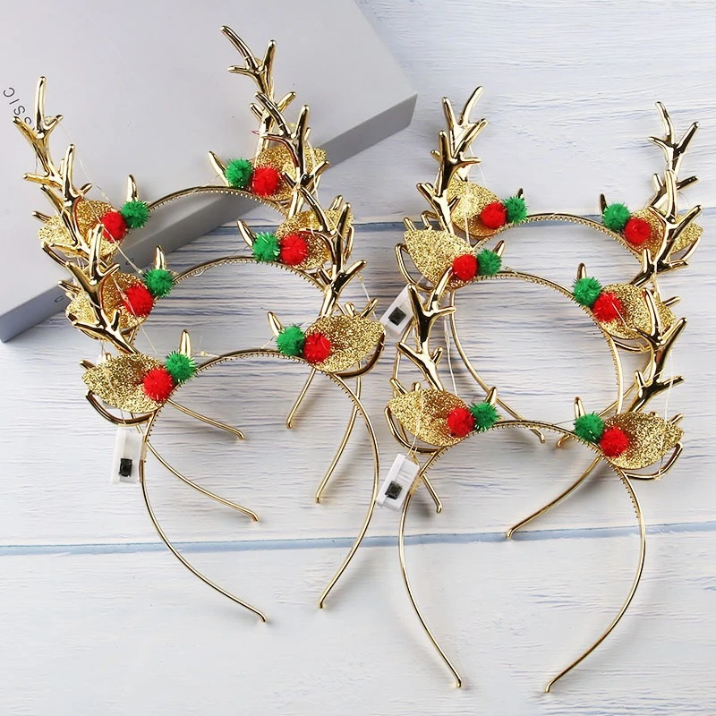 20 buah hiasan kepala Natal be - Reindeer Antlers Headband ulasan dan harga