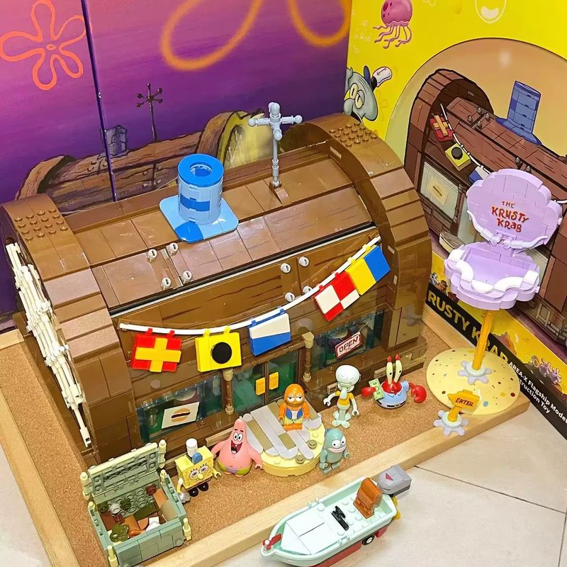 Set Blok Bangunan SpongeBob Kr - Lego Set Technic ulasan dan harga