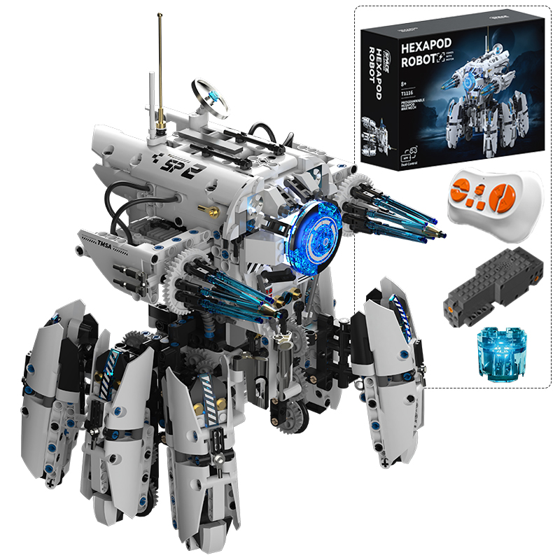 Robot Hexapod dengan Pemrogram - Lego Set City ulasan dan harga
