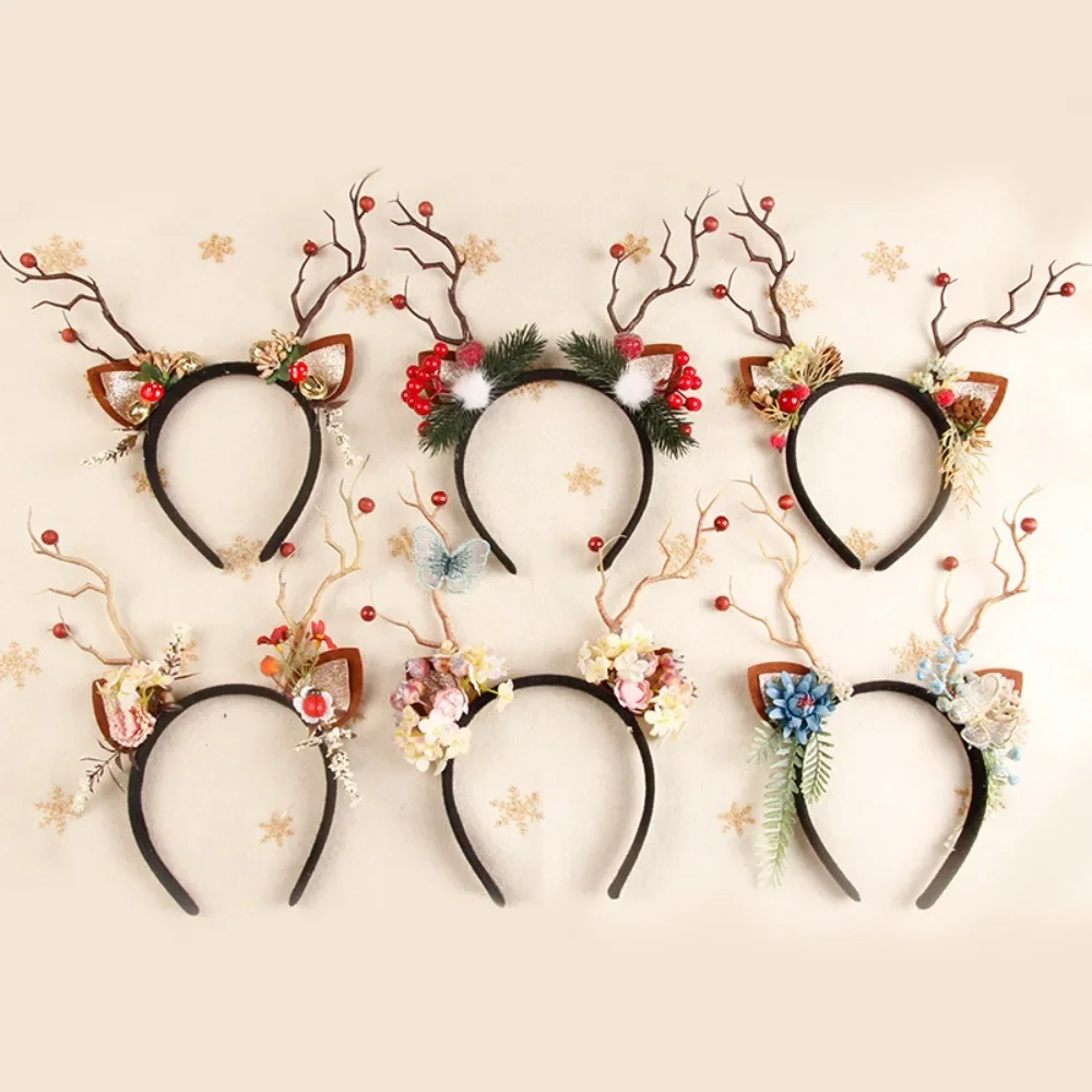 Bando Natal dengan Hiasan Tand - Reindeer Antlers Headband ulasan dan harga