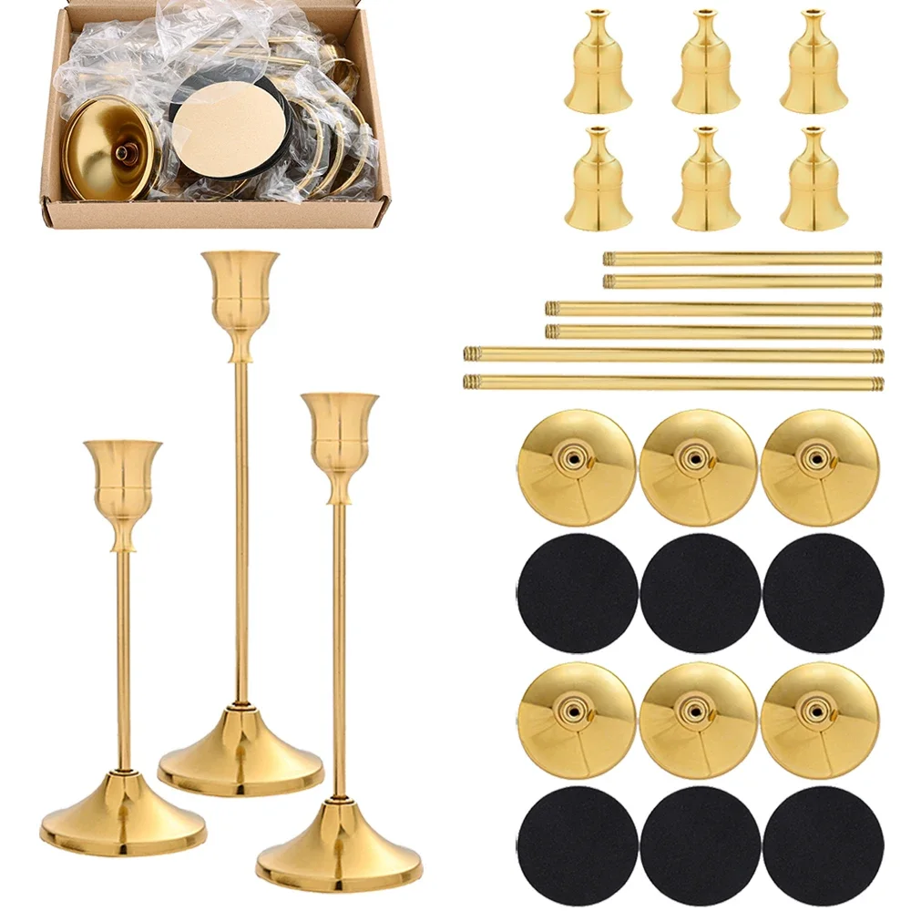 6 Set Tempat Lilin, Model Vint - Holiday Candle Set ulasan dan harga