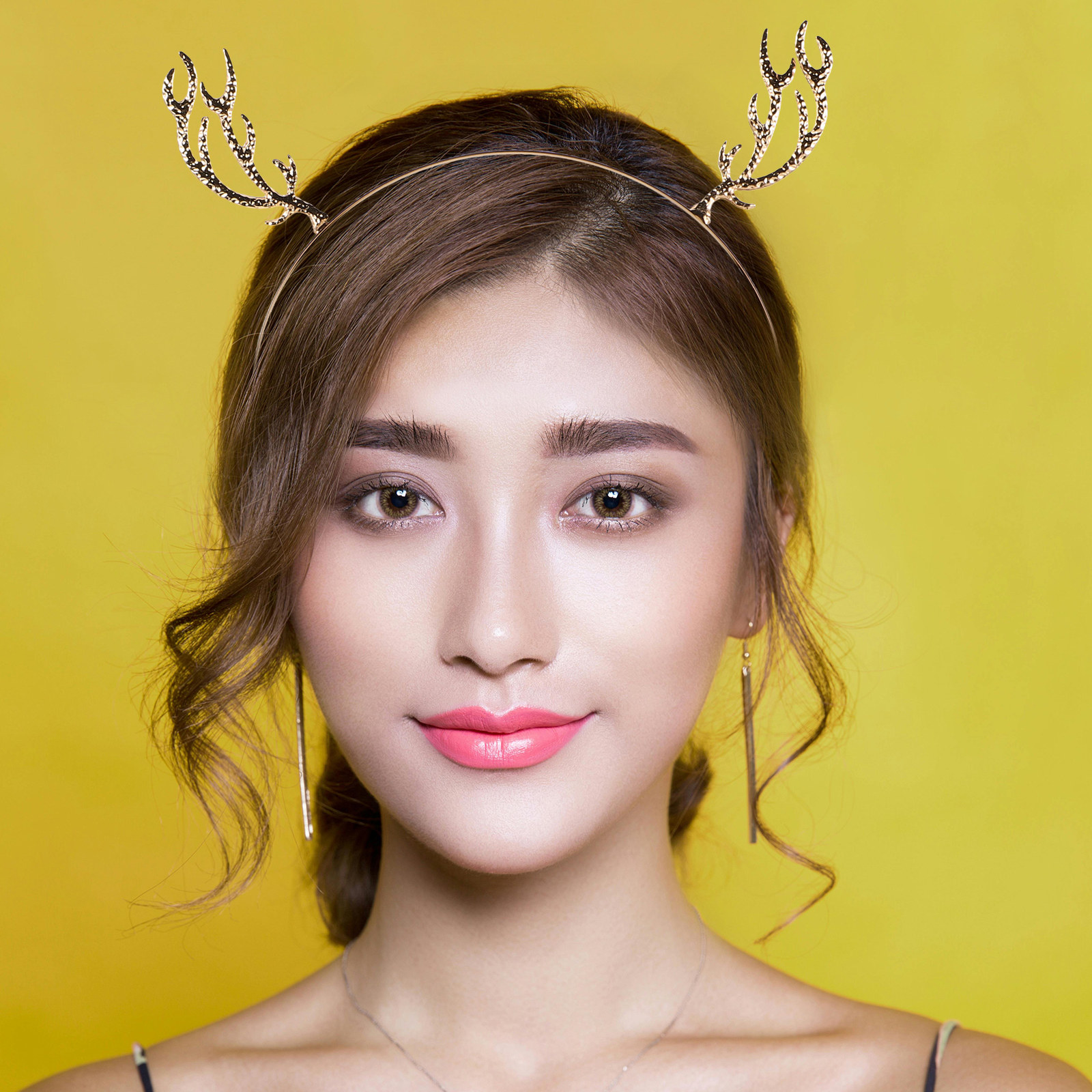 Bando Kostum Natal, Hiasan Rus - Reindeer Antlers Headband ulasan dan harga